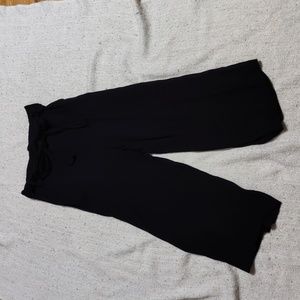 Worn once! Candie's black pants with a tie, size Small.